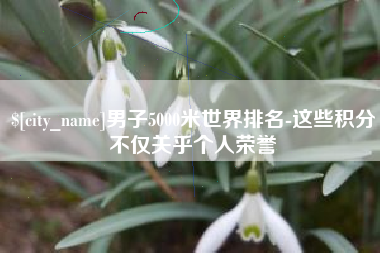 邓州男子5000米世界排名-这些积分不仅关乎个人荣誉
