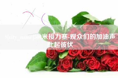 邓州500米接力赛-观众们的加油声此起彼伏
