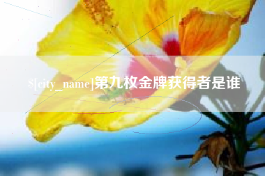 邓州第九枚金牌获得者是谁