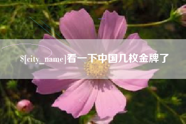 邓州看一下中国几枚金牌了