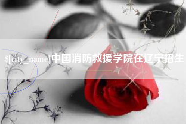 邓州中国消防救援学院在辽宁招生