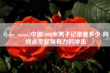 邓州中国5000米男子记录是多少-向终点发起强有力的冲击