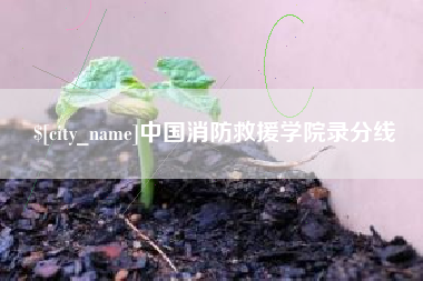 邓州中国消防救援学院录分线