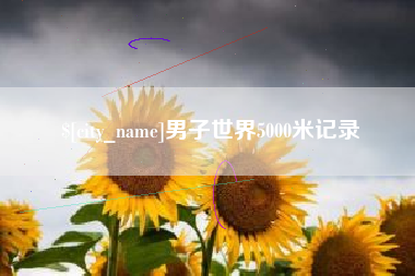 邓州男子世界5000米记录