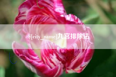 邓州九宫排除法
