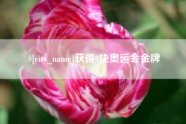 邓州获得9块奥运会金牌