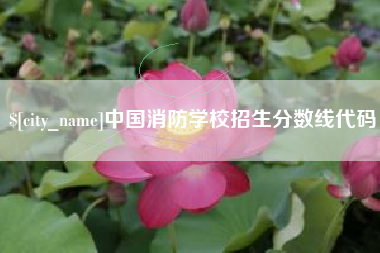 邓州中国消防学校招生分数线代码