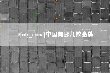 邓州中国有哪几枚金牌