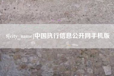 邓州中国执行信息公开网手机版
