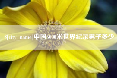 邓州中国5000米世界纪录男子多少