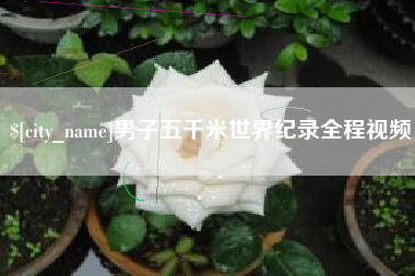 邓州男子五千米世界纪录全程视频