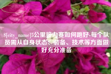 邓州5公里接力赛如何跑好-每个队员需从自身状态、装备、技术等方面做好充分准备