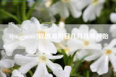 邓州我国消防日几月几号开始