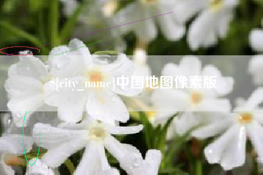 邓州中国地图像素版