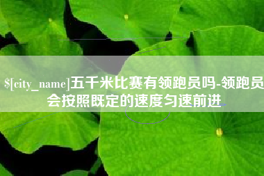 邓州五千米比赛有领跑员吗-领跑员会按照既定的速度匀速前进