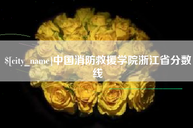 邓州中国消防救援学院浙江省分数线