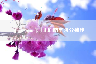 邓州河北消防学院分数线