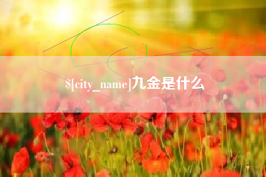 邓州九金是什么