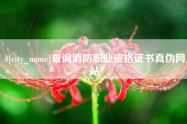 邓州查询消防职业资格证书真伪网站